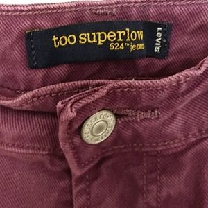 Levi's 524 too superlow jeans